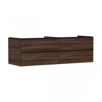 Hansgrohe Waschtischunterschrank Xelu Q NBD 1560x550mm m. 4SK f.Kons.m.AWT Matt Black