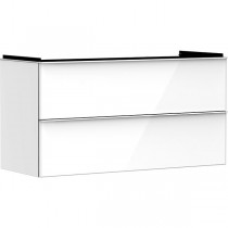 Hansgrohe Waschtischunterschrank Xelu Q we hgl 1180x475mm mit 2 SK für WT Matt White