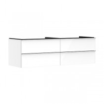 Hansgrohe Waschtischunterschrank Xelu Q we hgl 1180x540mm m.4SK f.Kons.m.AWT chr