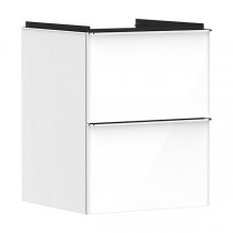 Hansgrohe Waschtischunterschrank Xelu Q we hgl 480x475mm mit 2 SK für HWB chrom