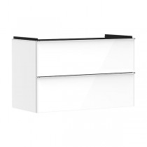 Hansgrohe Waschtischunterschrank Xelu Q we hgl 980x475mm mit 2 SK für WT chrom