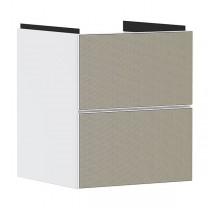 Hansgrohe Waschtischunterschrank Xevolos E Matt White 480/475mm mit 2 Schubkästen für HWB BZs