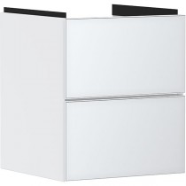 Hansgrohe Waschtischunterschrank Xevolos E Matt White 480/475mm mit 2 Schubkästen für HWB Wme