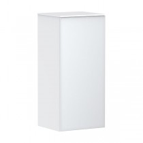 Hansgrohe Xevolos E Halbhochschrank Mat hvid 400/360, Türanschlag højre Hvid Metallic
