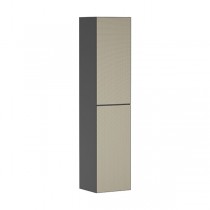 Hansgrohe Xevolos E Højskab Schiefergrau Matt 400/360, Türanschlag højre Bronze Struktur