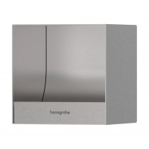Hansgrohe XtraStoris Original Einbau Toilettenpapierhalter 150/150/140 Edelstahl gebürstet