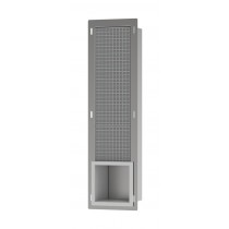 Hansgrohe XtraStoris Original Einbau Toilettenpapierhalter mit Vorratsbehälter für 6 Rollen Mattweiß