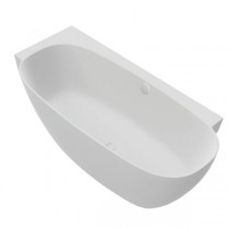 Hoesch Badewanne LaBrillante 1800x800 Ecke Links  Weiß, mit Überlauf