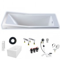 Hoesch Foster 1700x700x470 mm Rechteckbadewanne Einbaubadewanne Weiß 6646.010