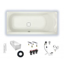 Hoesch Thasos 1700x750 Rechteck Badewanne Acryl weiß 3744.010