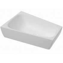 Hoesch Badewanne iSensi Trapez 1700x1000 Monolith links mit Überlauf, ang. Sch.