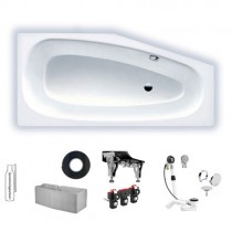 Kaldewei Advantage Mini links 1570x700/475 Raumsparwanne 225200010001