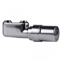 Anschlussblock Eckform Chrom