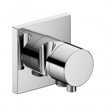 Keuco 2-Wege Ab-u.Umstellv.IXMO Comf.59557, Schlauchanschl./Brauseh.,eckig,verchromt