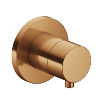 KE 2-Wege Ab-u.Umstellv.IXMO Comf.59557, rund, Bronze gebürstet