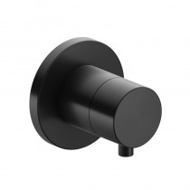 KE 2-Wege Ab-u.Umstellv.IXMO Comf.59557, rund, Schwarzchrom gebürstet