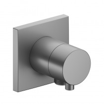 KE 2-Wege Ab-u.Umstellv.IXMO Comf.59557, Schlauchanschluss,eckig, Alu-finish