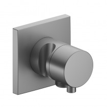 KE 2-Wege Umstellv. IXMO Comfort 59556, Schlauchan./Brauseh.,eckig, Alu-finish