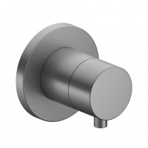 KE 2-Wege Umstellv. IXMO Comfort 59556, rund, Aluminium-finish