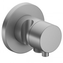 KE 3-Wege Umstellventil IXMO Comf.59548, Schlauchan./Brauseh., rund, Alu-finish