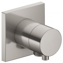 KE Absperrventil IXMO Comf. 59541, eckig Schlauchanschluss, Edelstahl-finish