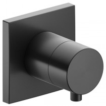 KE Absperrventil IXMO Comfort 59541, eckig, Schwarzchrom gebürstet