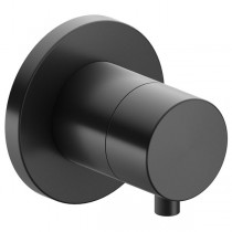 KE Absperrventil IXMO Comfort 59541, rund, Schwarzchrom gebürstet