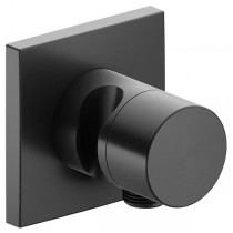 KE Absperrventil IXMO Pure 59541, eckig Schlauchanschl./Brauseh.Schwarzchrom geb