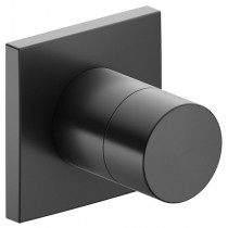 KE Absperrventil IXMO Pure 59541, eckig, Schwarzchrom gebürstet