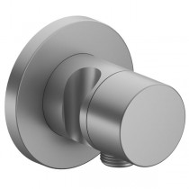 KE Absperrventil IXMO Pure 59541, rund Schlauchanschl./Brauseh.Aluminium-finish