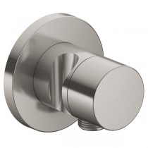 KE Absperrventil IXMO Pure 59541, rund Schlauchanschl./Brauseh., Nickel geb.