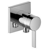 Keuco Einhebelmischer IXMO 59552, mit Schlauchanschluss, eckig, verchromt