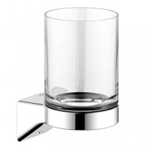 KE Glashalter Aveno 14650,  mit Echtkristall-Glas, verchromt