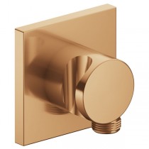 KE Schlauchanschluss IXMO 59592, mit Brausehalter, eckig, Bronze gebürstet