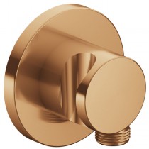 KE Schlauchanschluss IXMO 59592, mit Brausehalter, rund, Bronze gebürstet