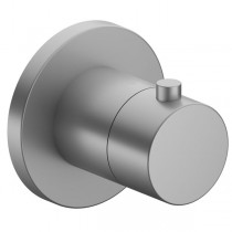 KE Thermostatarmatur IXMO 59553, rund, Aluminium-finish