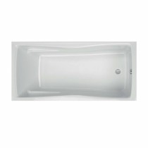 Acryl-Badewanne Andorra 160 x 75 x 45cm weiss Bodenlänge 119cm, 230 Liter