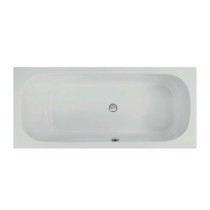 Acryl-Badewanne Aruba 180 x 80 x 45cm weiss links Bodenlänge 136cm, 280 Liter