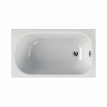 Acryl-Badewanne Korana 130 x 70 x 39cm weiss Bodenlänge 92cm, 126 Liter