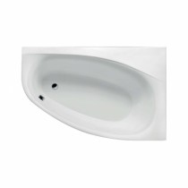 Acryl-Badewanne Kameleon 170 x 110 x 46cm weiss rechts Bodenlänge 127cm, 224 Liter