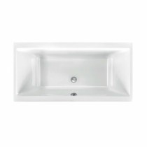 Acryl-Badewanne Malibu Eco 160 x 75 x 42,5cm weiss Bodenlänge 113cm, 220 Liter