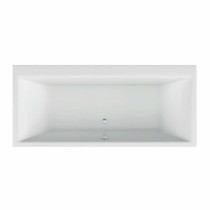 Acryl-Badewanne Malibu Plus 180 x 80 x 46,5cm weiss Bodenlänge 128cm, 285 Liter