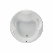 Acryl-Badewanne Opera 180 x 180 x 52cm weiss inkl. Schürze 70cm, Bodenlänge 125cm, 420 Liter