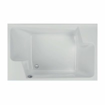 Acryl-Badewanne Saragossa 190 x 120 x 49,5cm weiss Bodenlänge 108cm, 565 Liter