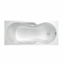 Acryl-Badewanne Tosca 170 x 80 x 42,5cm weiss Bodenlänge 132cm, 210 Liter