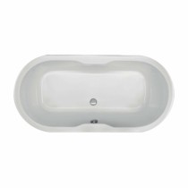 Acryl-Badewanne Viola 185 x 90 x 49cm weiss Bodenlänge 134,5cm, 365 Liter