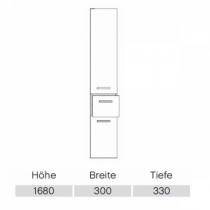 Pelipal Pineo Hochschrank Comfort N PG2  