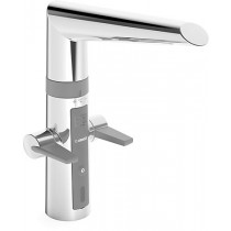 HA Spültisch-Elektronik-Einlochbatterie HANSAFIT Hybrid 6523 verchromt