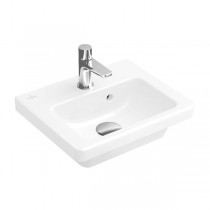 VB HWB Subway 2.0 7317 370x305mm 1-Loch Arm HL durchgest Überl Weiß Alpin