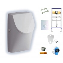 Geberit Renova Plan Urinal Set mit Deckel inkl. Beschichtung